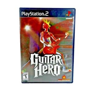 Guitar Hero PlayStation 2 Red Octane Vintage 2005 Complete